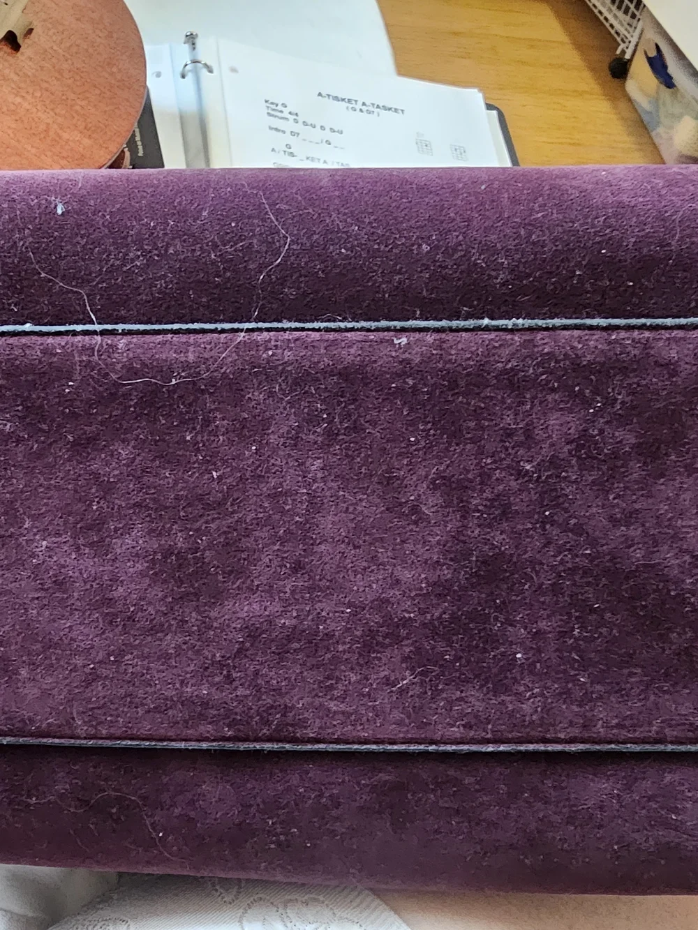 N/A purple suede